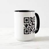 Mug de code QR personnalisé (Devant droit)