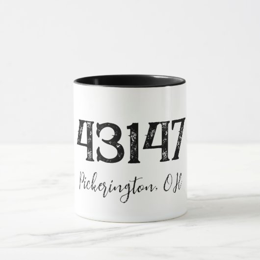 Mug de code zip désorganisé (Centre)