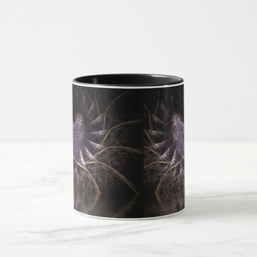 Mug de coeur pourpre (Centre)