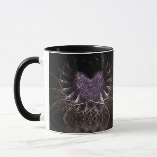 Mug de coeur pourpre (Gauche)
