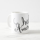 Mug de Coeurs irlandais-américains entrelacés (Devant gauche)