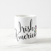 Mug de Coeurs irlandais-américains entrelacés (Centre)