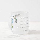 Mug de colibri givré personnalisé (Devant gauche)