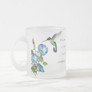 Mug de colibri givré personnalisé