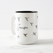 Mug de colibris à gorge rubis (Devant gauche)