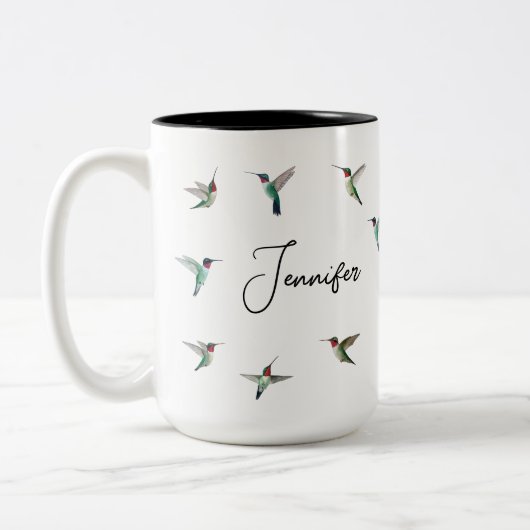 Mug de colibris à gorge rubis (Gauche)