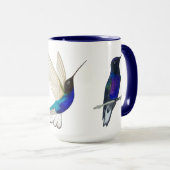 Mug de colibris personnalisés (Devant droit)