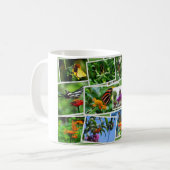 Mug de collage papillon (Devant gauche)