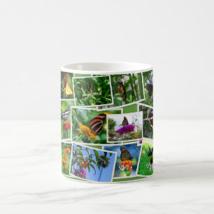 Mug de collage papillon