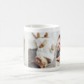Mug de collage personnalisé de trois photos (Centre)