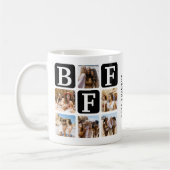 Mug de collage photo d'amitié BFF (Gauche)
