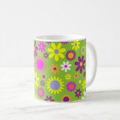 Mug de collection de la Flower Power 70's (Devant droit)