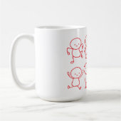 Mug de collection Stickman à main (Gauche)