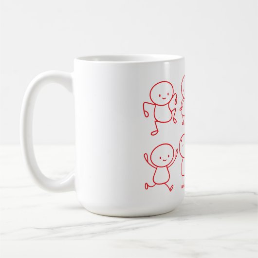Mug de collection Stickman à main (Gauche)