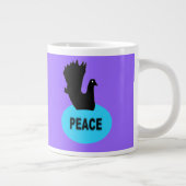 Mug de colombe noire et bleue (Droite)
