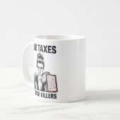 Mug de comptable drôle, professionnel de l'impôt e (Devant gauche)