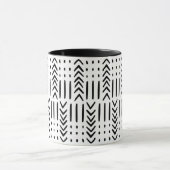 Mug de concepteur de tissu de boue d'Afrique (Centre)