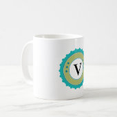 Mug de concepteur monogramme (Devant gauche)