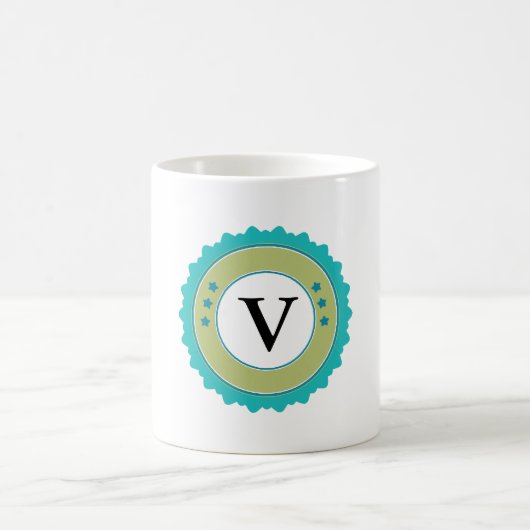 Mug de concepteur monogramme (Centre)