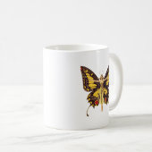 Mug de conception papillon coloré (Devant droit)