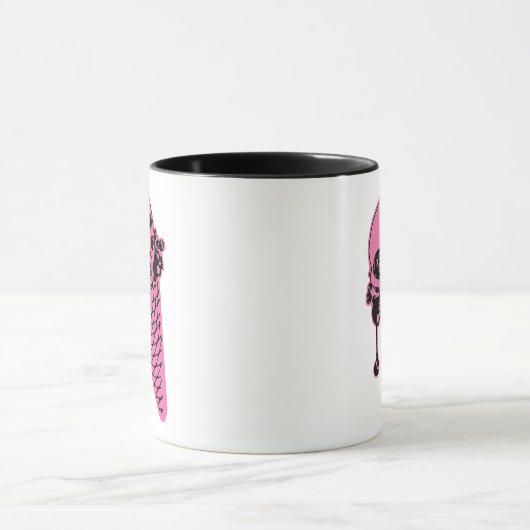 Mug de cône de crème glacée rose (Centre)
