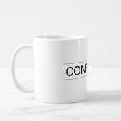 Mug de confiance graphique - Dégradé du coucher du (Gauche)