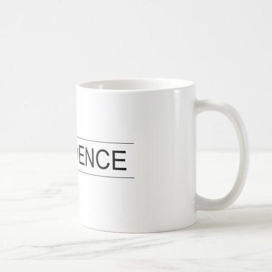 Mug de confiance graphique - Dégradé du coucher du (Droite)