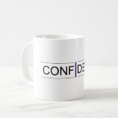 Mug de confiance graphique - "Ma couleur préférée" (Devant gauche)