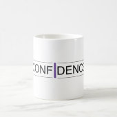 Mug de confiance graphique - "Ma couleur préférée" (Centre)
