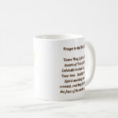 Mug de confirmation de prière du Saint-Esprit (Devant droit)