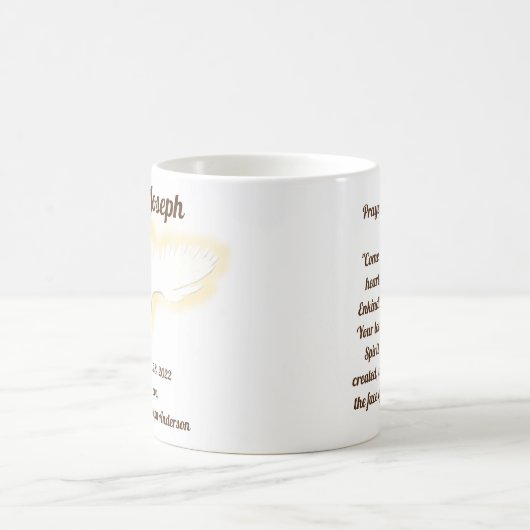 Mug de confirmation de prière du Saint-Esprit (Centre)