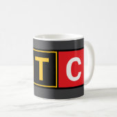 Mug de contrôle de la circulation aérienne cool po (Devant droit)