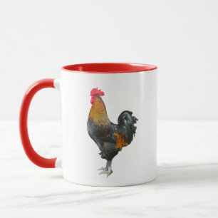 Mug de coq coloré