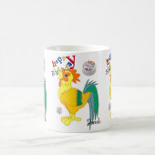 Mug de coq joyeuse Mug d'anniversaire (Centre)