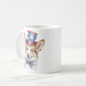 Mug de Corgi patriotique (Devant gauche)