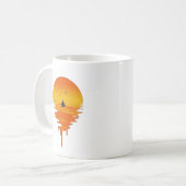 Mug de coucher de soleil fondu - Horizon océan sur (Devant gauche)
