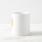 Mug de coucher de soleil fondu - Horizon océan sur (Centre)