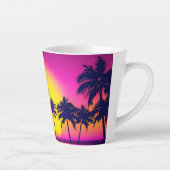 Mug de coucher de soleil tropical avec palmiers tl (Droite)