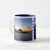 Mug de coucher de soleil tropical hawaïen (Devant gauche)