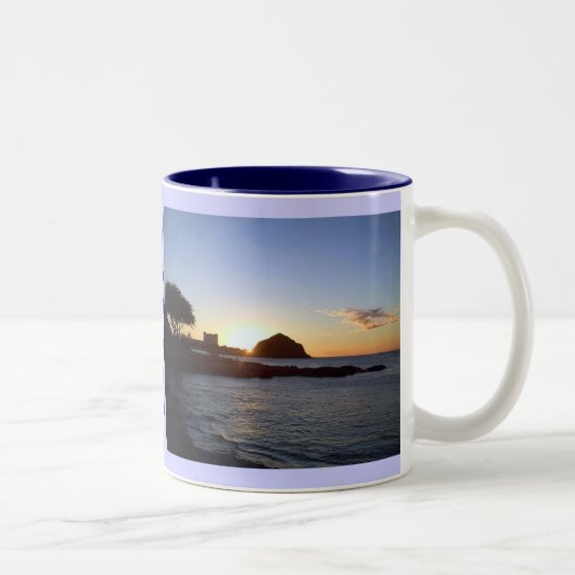 Mug de coucher de soleil tropical hawaïen (Droit)