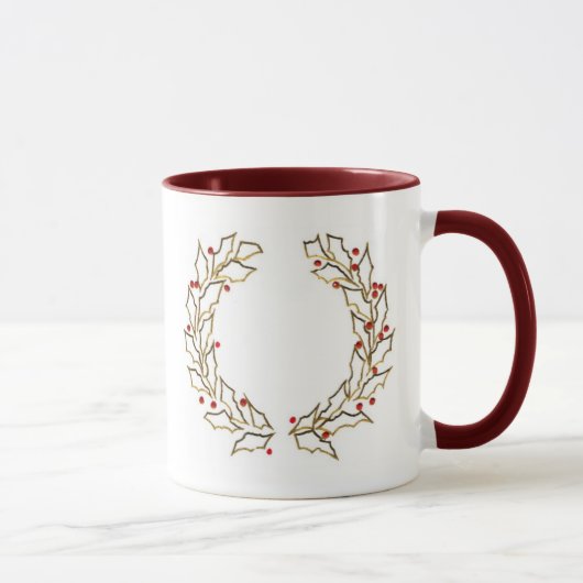 Mug de couronnes de Noël (Droite)