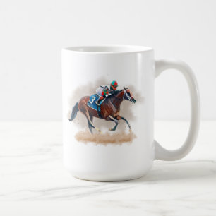 Mug de course de chevaux