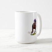 Mug de course de chevaux (Devant droit)