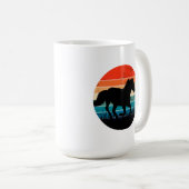 Mug de course de chevaux (Devant droit)