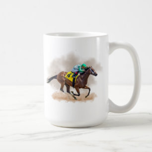 Mug de course de chevaux