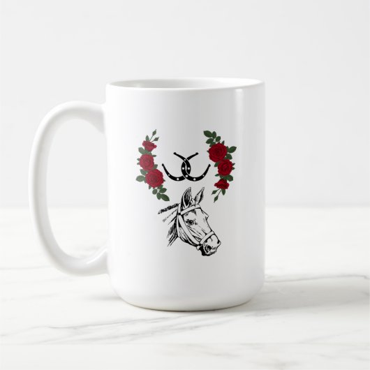 Mug de course de chevaux (Gauche)