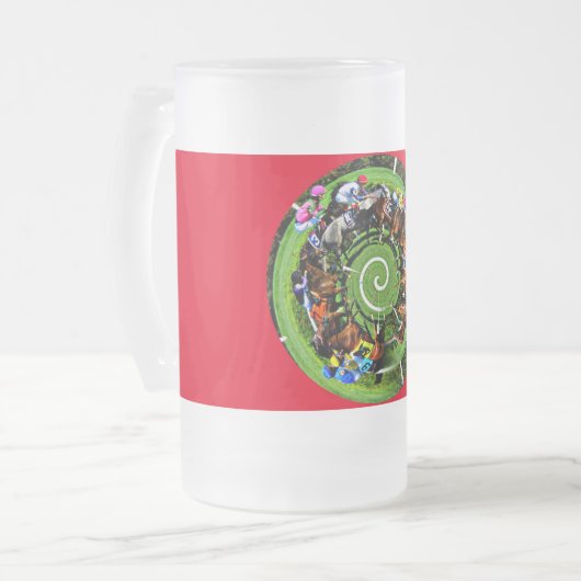 Mug de course de chevaux (Devant gauche)