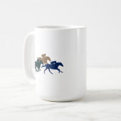 Mug de course de chevaux (Devant gauche)