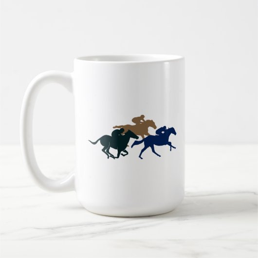 Mug de course de chevaux (Gauche)