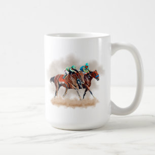 Mug de course de chevaux